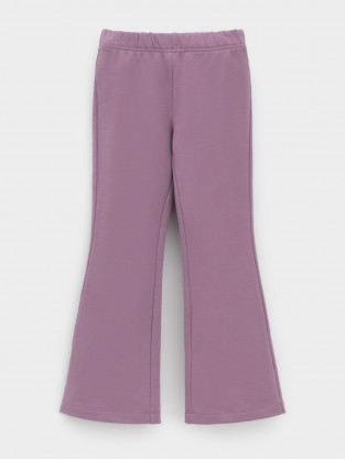 Брюки для девочки, артикул: КР 400871, цвет: фиолетовый - 2 фото