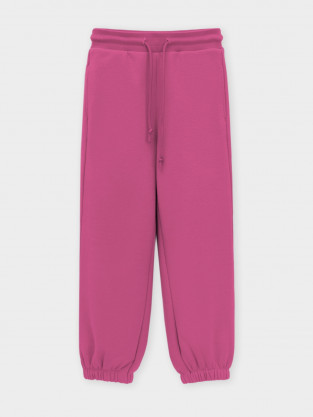 Брюки для девочки, артикул: КР 400848, цвет: бордовый - 2 фото